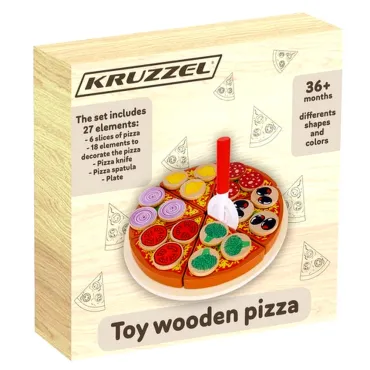 Дървена пица играчка - Kruzzel | jumbo-catalog.bg