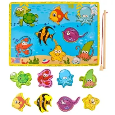 Дървена магнитна игра Риболов | jumbo-catalog.bg