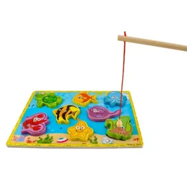 Дървена магнитна игра Риболов | jumbo-catalog.bg