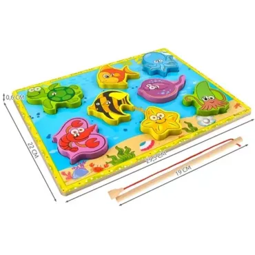 Дървена магнитна игра Риболов | jumbo-catalog.bg