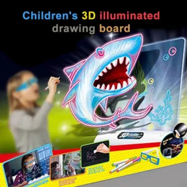 3D Рисунки и Рисуване с LED Поставка - Нови Детски Приключения