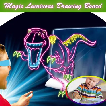 3D Рисунки и Рисуване с LED Поставка - Нови Детски Приключения