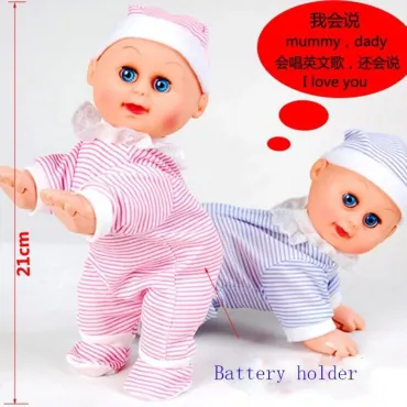 Пълзящо бебе кукла