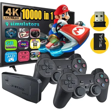 Конзола с 10 000 игри | 4K HDMI | Безжични джойстици