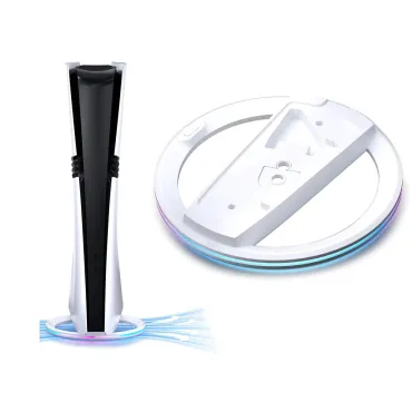 Вертикална стойка за PS5 Pro, Slim и PS5 с LED и USB | jumbo-catalog.bg