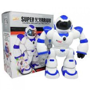 МУЗИКАЛЕН , СВЕТЕЩ РОБОТ SUPER WARRIOR