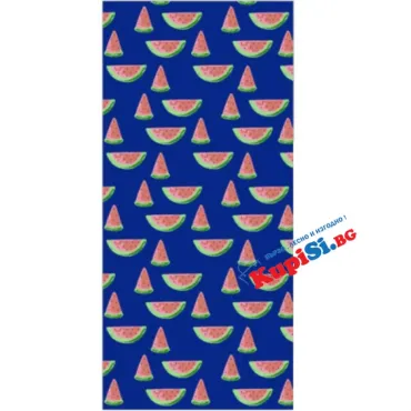 Плажна хавлия с резени диня 70х150 см | jumbo-catalog.bg