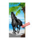 Плажна хавлия Черен кон 70х150 см | jumbo-catalog.bg