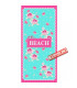 Плажна хавлия Beach 70х150 см (Синьо-розова) | jumbo-catalog.bg