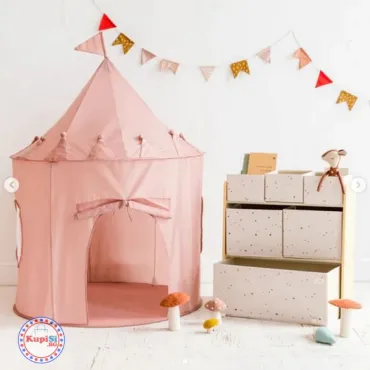 Розова Детска Палатка Замък за Игра и Релакс | jumbo-catalog.bg