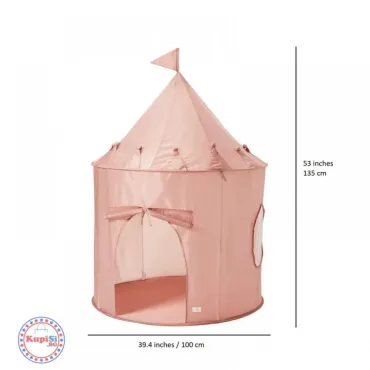 Розова Детска Палатка Замък за Игра и Релакс | jumbo-catalog.bg