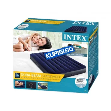 Надуваем Матрак INTEX Classic Downy | Различни размери | jumbo-catalog.bg