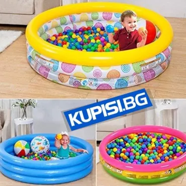 Голям Надуваем Басейн 168х38 см за Деца и Възрастни | jumbo-catalog.bg