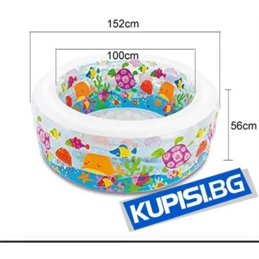 Надуваем басейн 152х56 см (Термоустойчив PVC) | jumbo-catalog.bg