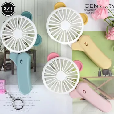 Мини Вентилатор с Уши (Акумулаторен) | jumbo-catalog.bg