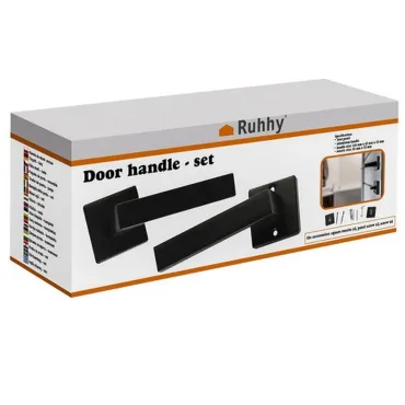 Интериорна дръжка за врата - черен мат Ruhhy | jumbo-catalog.bg