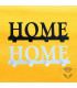 Елегантна стенна закачалка с надпис HOME – 4 куки