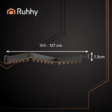Сгъваем стенен сушилник за дрехи – Ruhhy | jumbo-catalog.bg