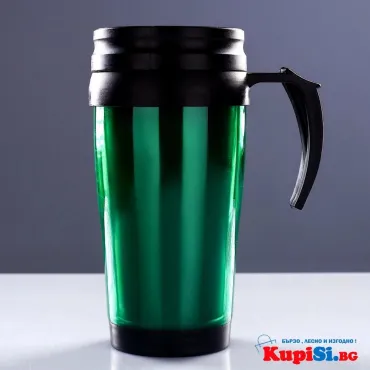 Термо чаша за кафе с капак - Цена | jumbo-catalog.bg