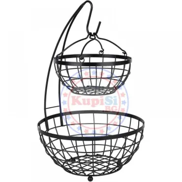 Кошница за плодове на две нива - метална | jumbo-catalog.bg