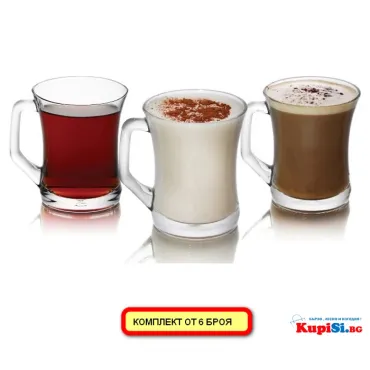Комплект чаши за топли напитки – 6 броя | jumbo-catalog.bg