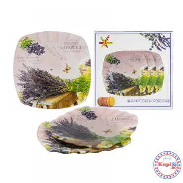 Дълбока чиния с декор Лавандула – сервиране | jumbo-catalog.bg