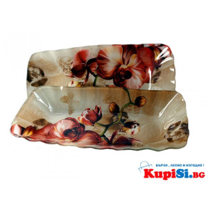 Купа Орхидея – стъклена, 28 см | jumbo-catalog.bg