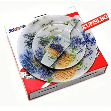 Тортен сервиз Лавандула с лопатка | jumbo-catalog.bg