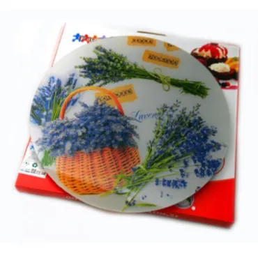 Въртящо плато Лавандула – стъклено сервиране | jumbo-catalog.bg