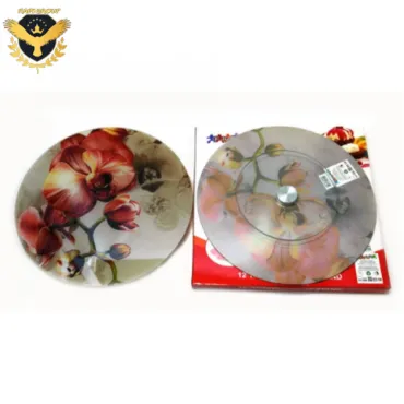 Въртяща стъклена поставка за торта Орхидея | jumbo-catalog.bg