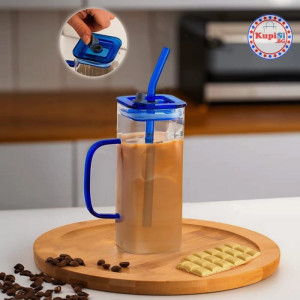 Буркан със сламка – за вода и лимонада | jumbo-catalog.bg