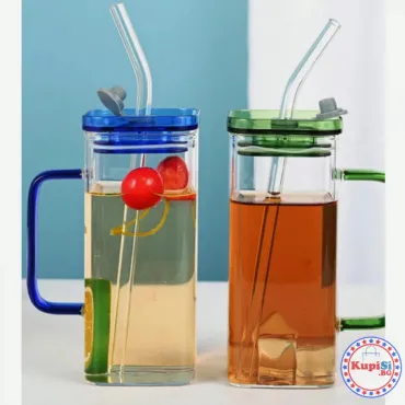 Буркан със сламка – за вода и лимонада | jumbo-catalog.bg