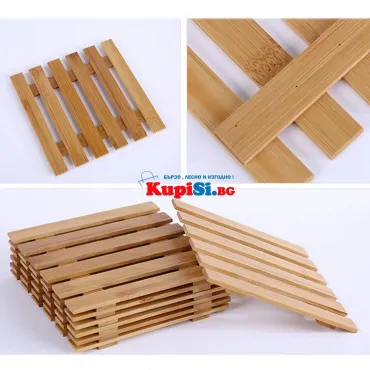 Подложка за горещи съдове - дървена | jumbo-catalog.bg