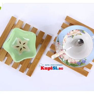 Подложка за горещи съдове - дървена | jumbo-catalog.bg