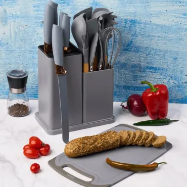 Силиконови кухненски прибори - Комплект 19 части | jumbo-catalog.bg