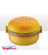 Детска кутия за обяд хамбургер с 3 отделения