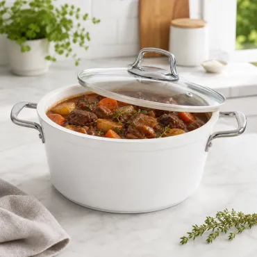 Дълбока тенджера 24 см (4.4 Л) – Eva Ceramic | jumbo-catalog.bg