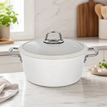 Дълбока тенджера 24 см (4.4 Л) – Eva Ceramic | jumbo-catalog.bg