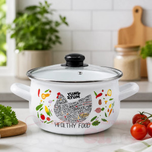 Емайлирана тумбеста тенджера - 5 размера | jumbo-catalog.bg