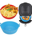 Силиконова тава за Air Fryer -кръг