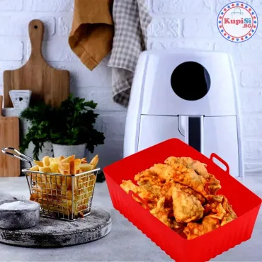 Правоъгълна Силиконова форма за Air Fryer