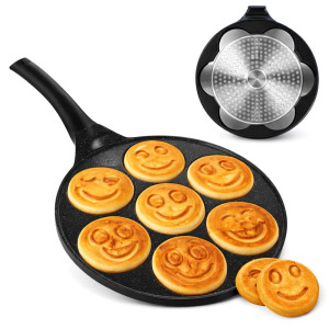 Тиган за палачинки с усмивки RUHHY – 7 гнезда | jumbo-catalog.bg