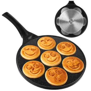 Тиган за палачинки с усмивки RUHHY – 7 гнезда | jumbo-catalog.bg