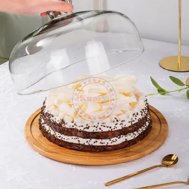 Поставка за торта с капак - Бамбукова | jumbo-catalog.bg