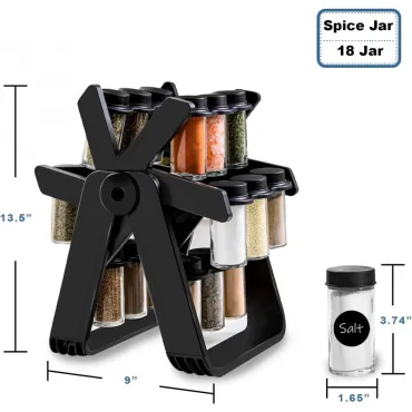 Въртяща стойка за подправки - 18 бурканчета | jumbo-catalog.bg