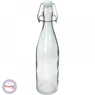 Стъклено шише за вода - 1 литър | jumbo-catalog.bg