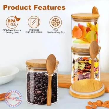 Красиви бурканчета за подправки - стъклени | jumbo-catalog.bg