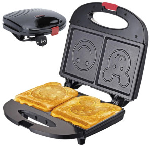Уред за сандвичи - тостер с усмивки 750w | jumbo-catalog.bg