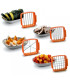 Кухненски Комплект NICER DICER QUICK - 4 части за Бързо и Лесно Рязане