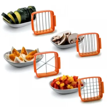 Кухненски Комплект NICER DICER QUICK - 4 части за Бързо и Лесно Рязане